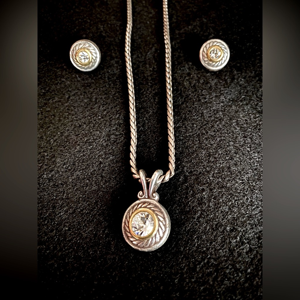 Brighton Necklace and Matching Earrings.